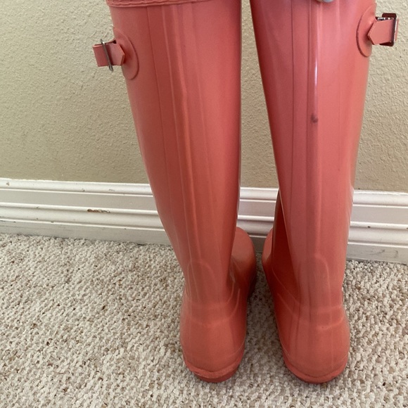 Pink Hunter Boots - size 8 - Picture 3 of 6